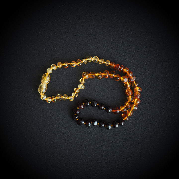 Natural Amber Necklace for Children - WAMT053