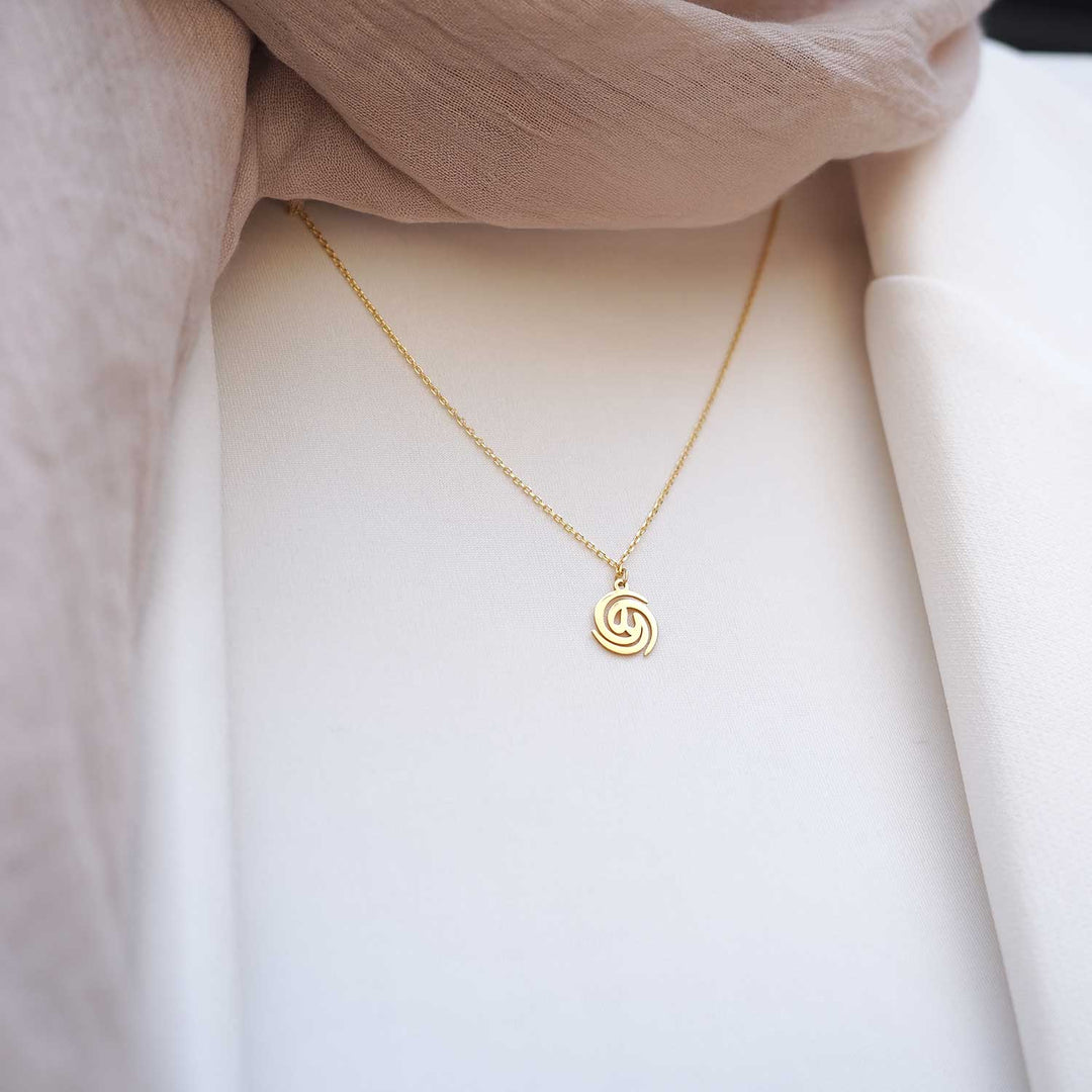 Allah Written Silver Necklace - WAMT015