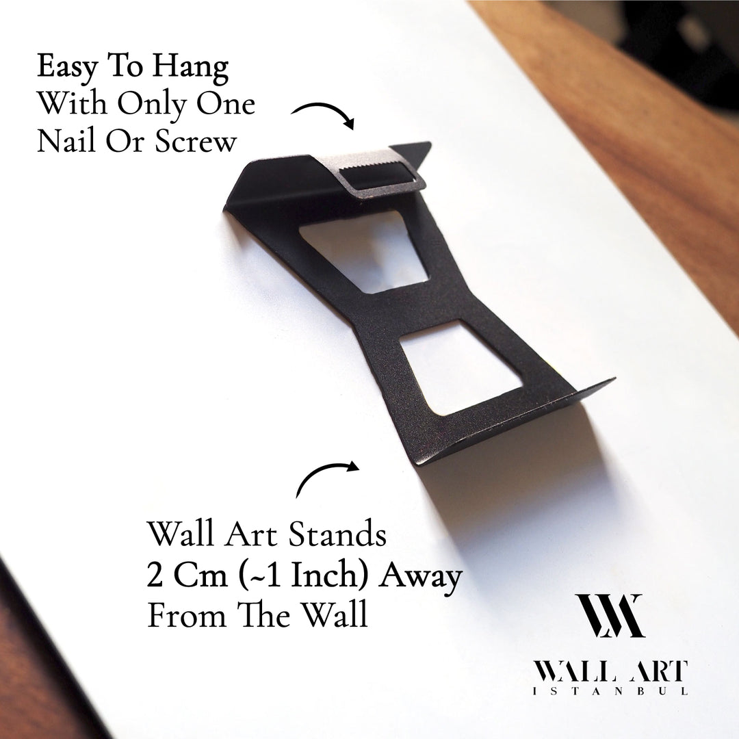 "Allah is the Creator of All Things" Written Glass Islamic Wall Art (Surah Zumar Verse 62) - WTC012