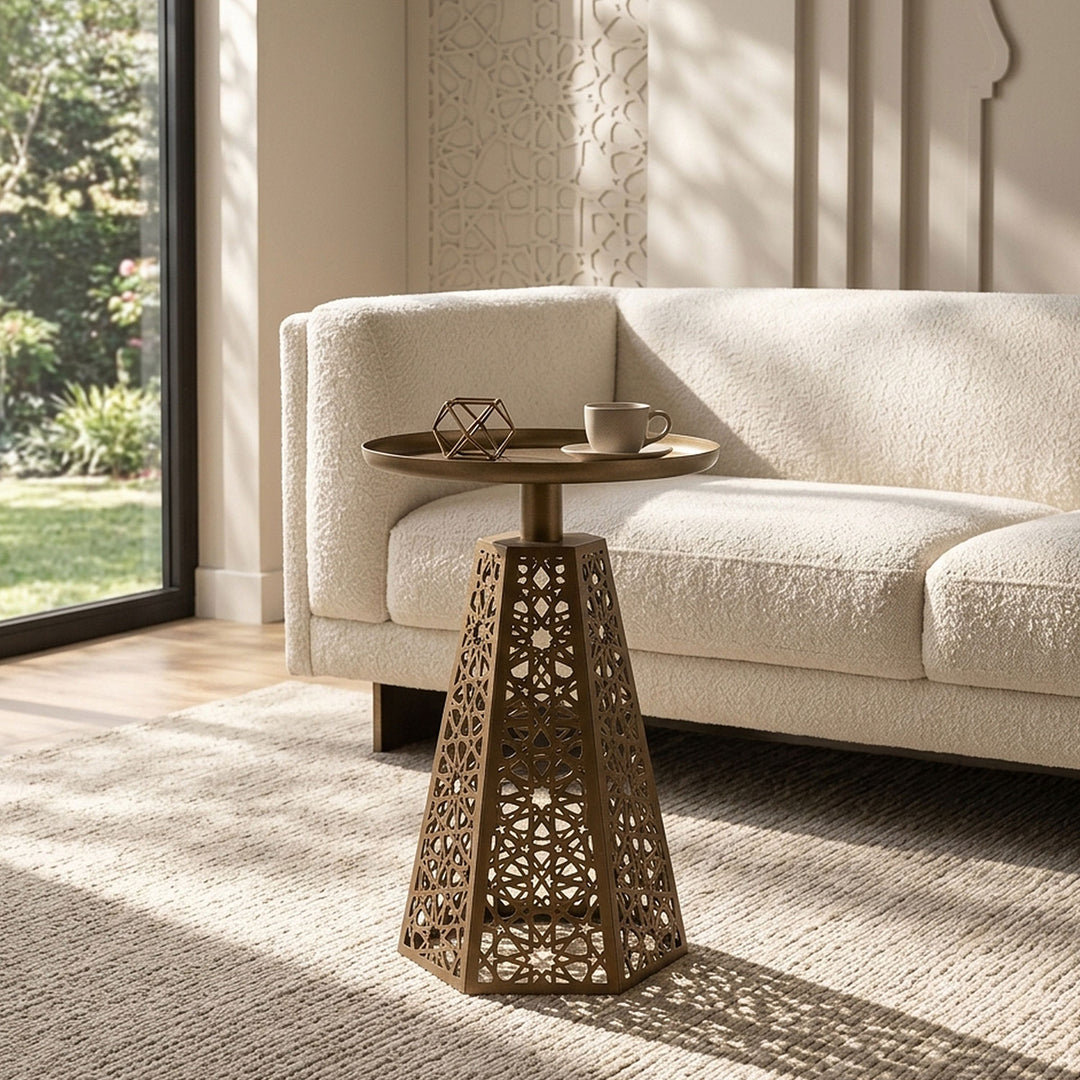 Berlian M Metal Islamic Side Table - WAMZ004