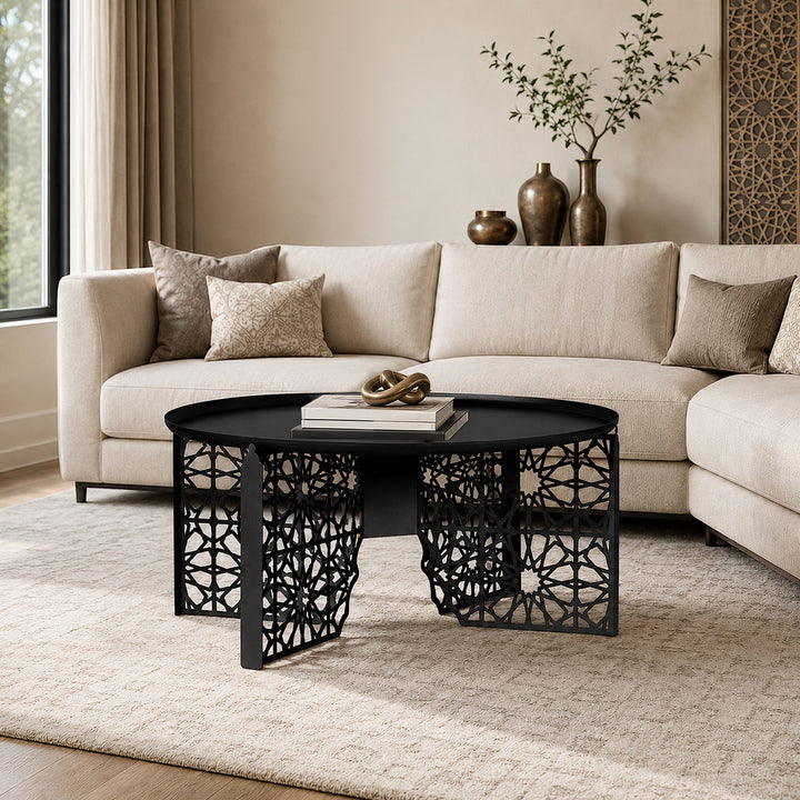 Emas Metal Islamic Coffee Table - WAMZ015