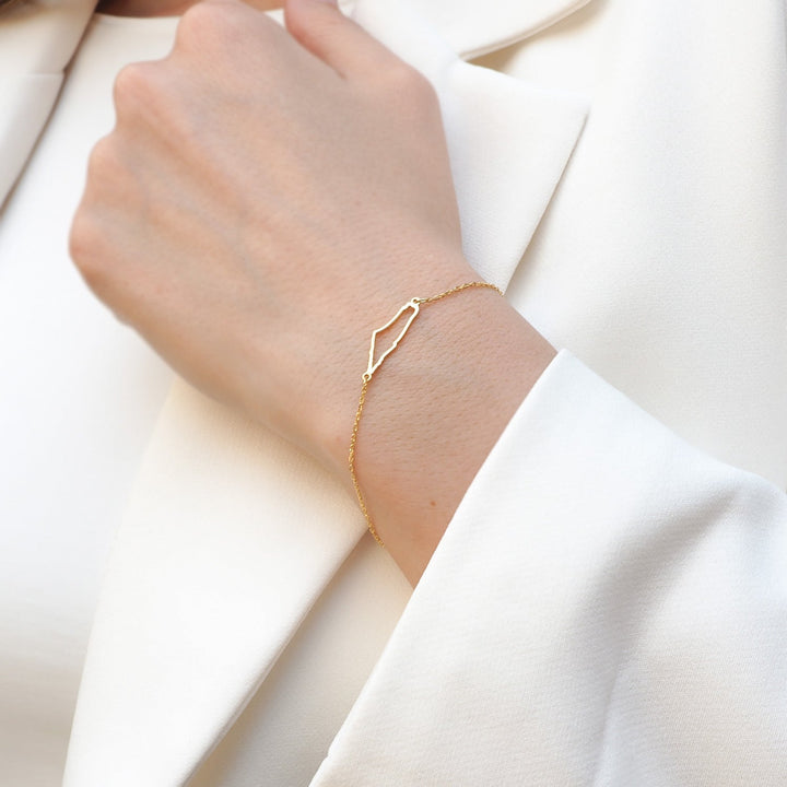 Palestine Silver Bracelet - WAMT027