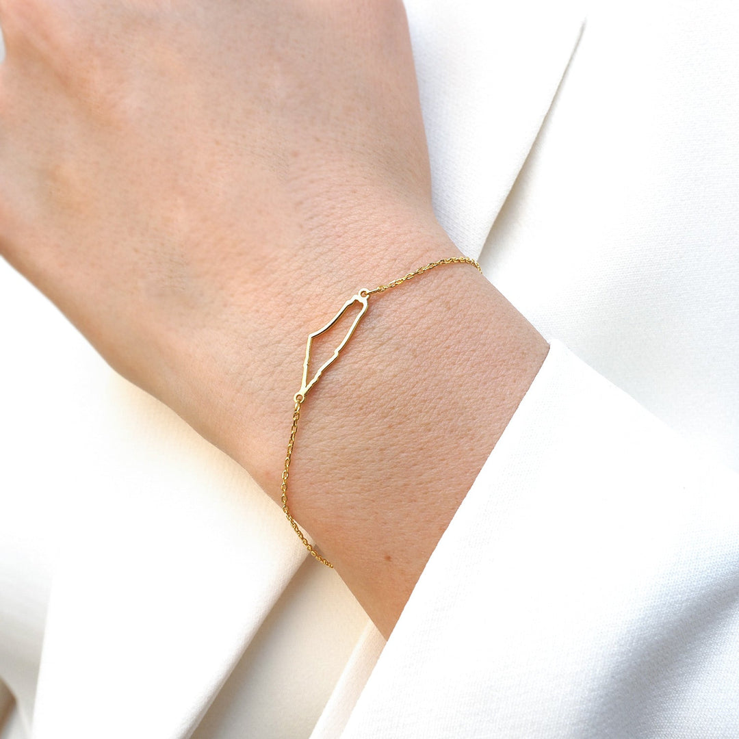 Palestine Silver Bracelet - WAMT027