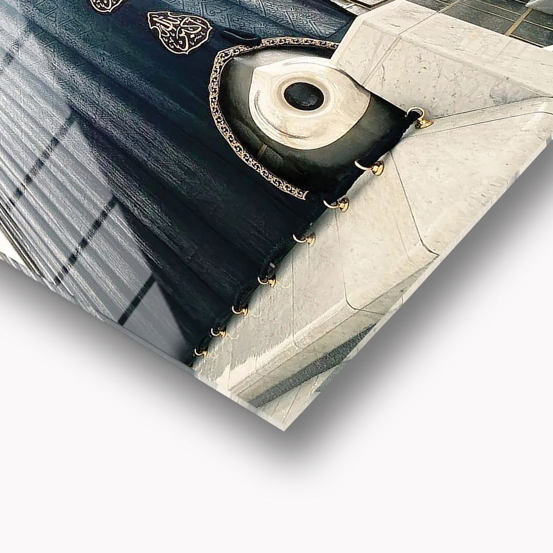 Hajar al Aswad Glass Islamic Wall Art - WTC004