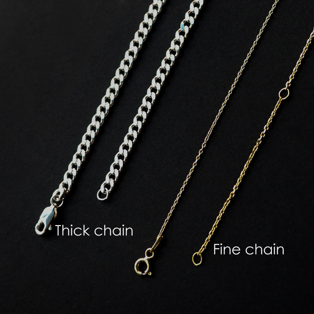 Surah Alaq Written Silver Necklace - WAMT042