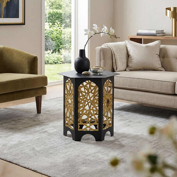 Ottoman Metal Islamic Side Table - WAMZ001