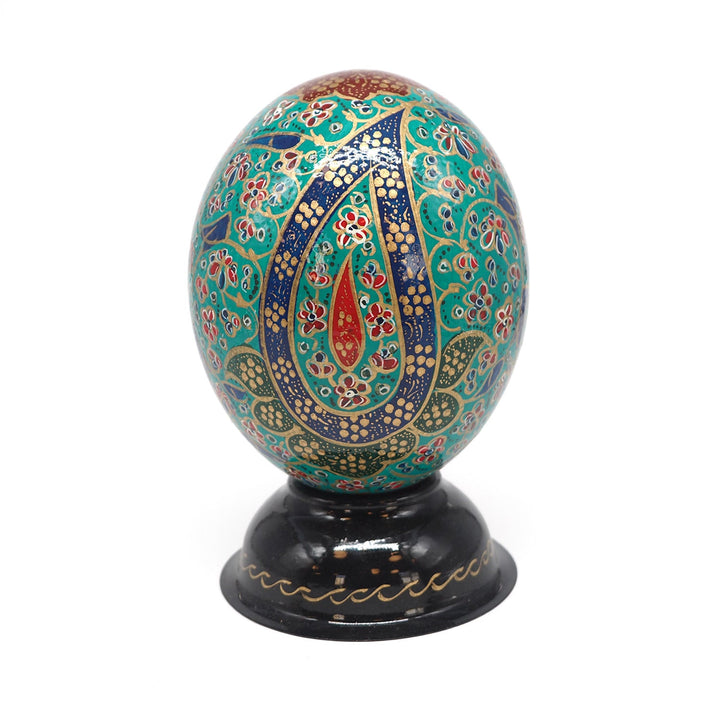 Bismillah | Persian Hand-Embellished Ostrich Egg Decor - WAAH017
