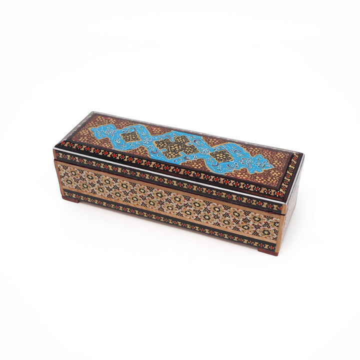 Hatem-Inlaid Wooden Box - WAAH029