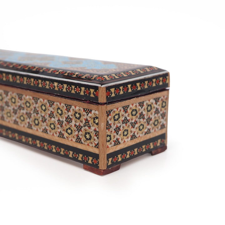 Hatem-Inlaid Wooden Box - WAAH029