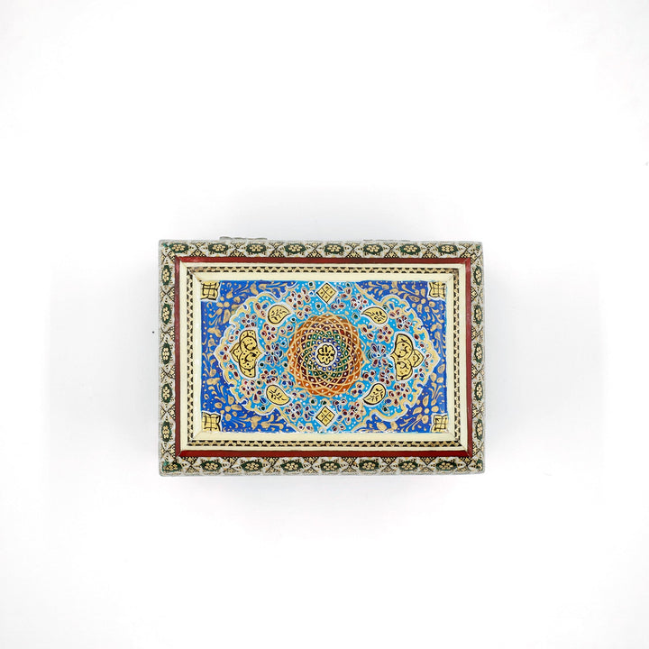 Hatem-Inlaid Wooden Box - WAAH035