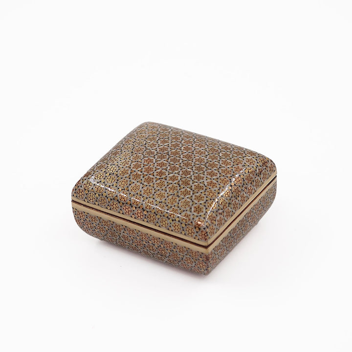 Handcrafted Hatem-Inlaid Wooden Box - WAAH124