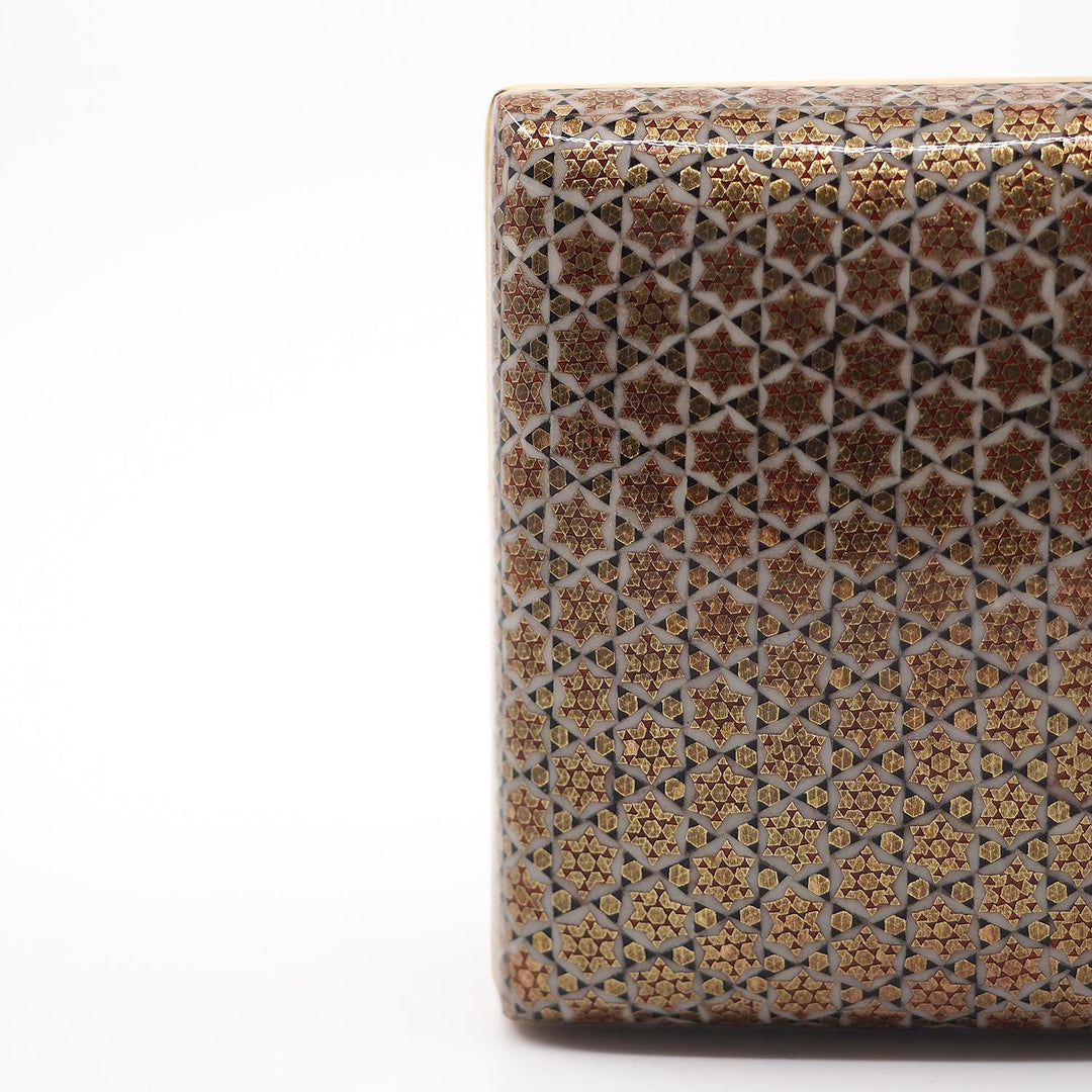 Handcrafted Hatem-Inlaid Wooden Box - WAAH124