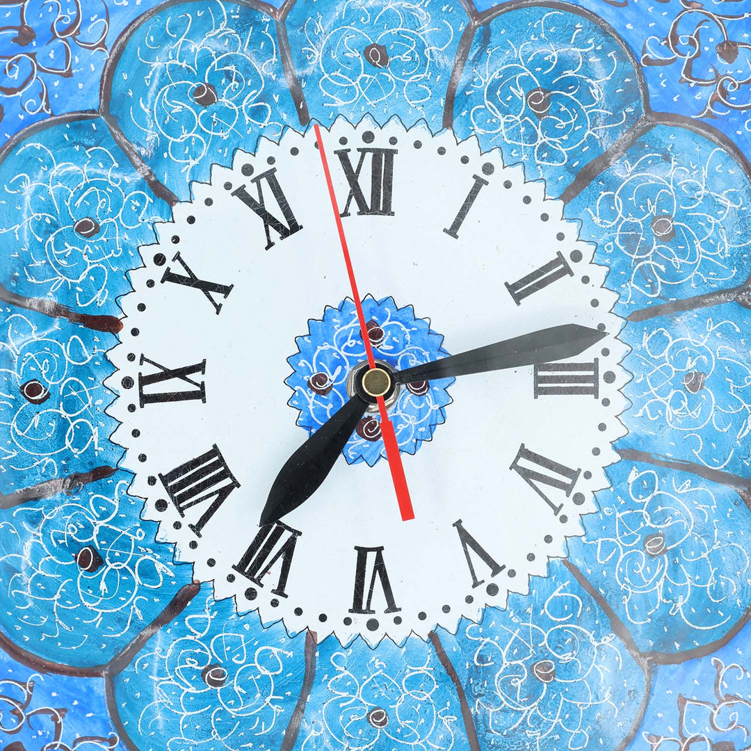 Handmade Hatem-Inlaid Wooden Wall Clock – WAAH151