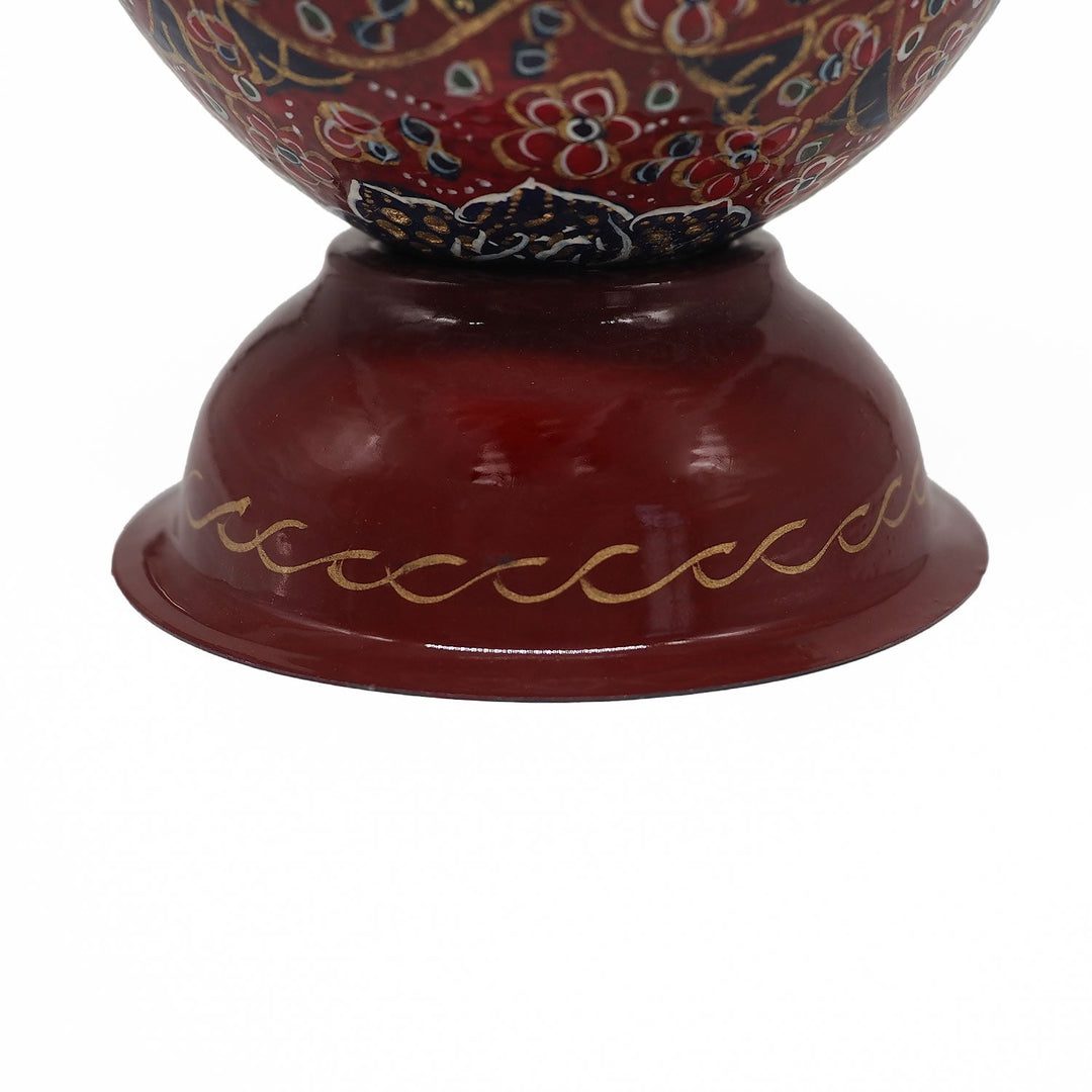 Hand-Embellished Natural Ostrich Egg Ornament – WAAH163