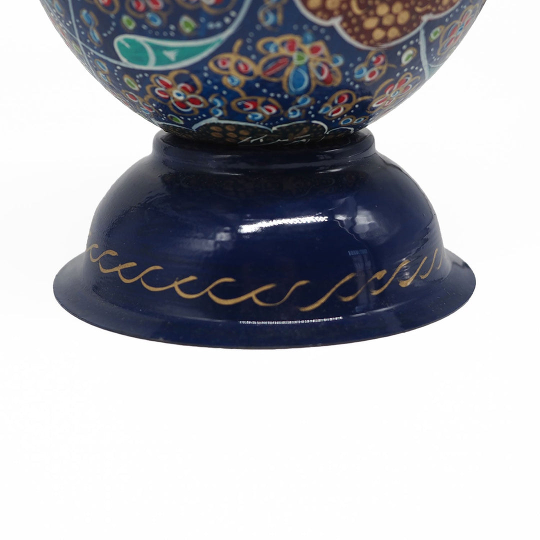 Hand-Embellished Natural Ostrich Egg Ornament – WAAH164