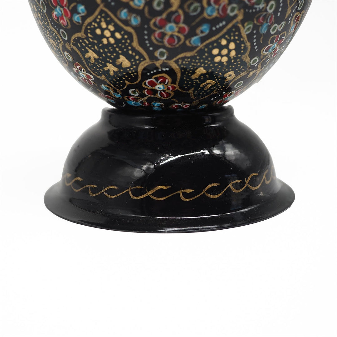 Hand-Embellished Natural Ostrich Egg Ornament – WAAH166