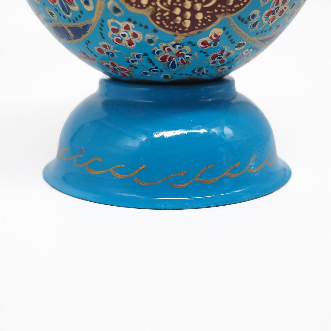 Hand-Embellished Natural Ostrich Egg Ornament – WAAH167