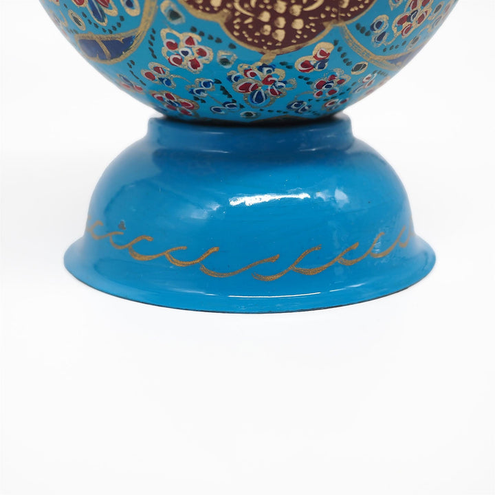 Hand-Embellished Natural Ostrich Egg Ornament – WAAH167