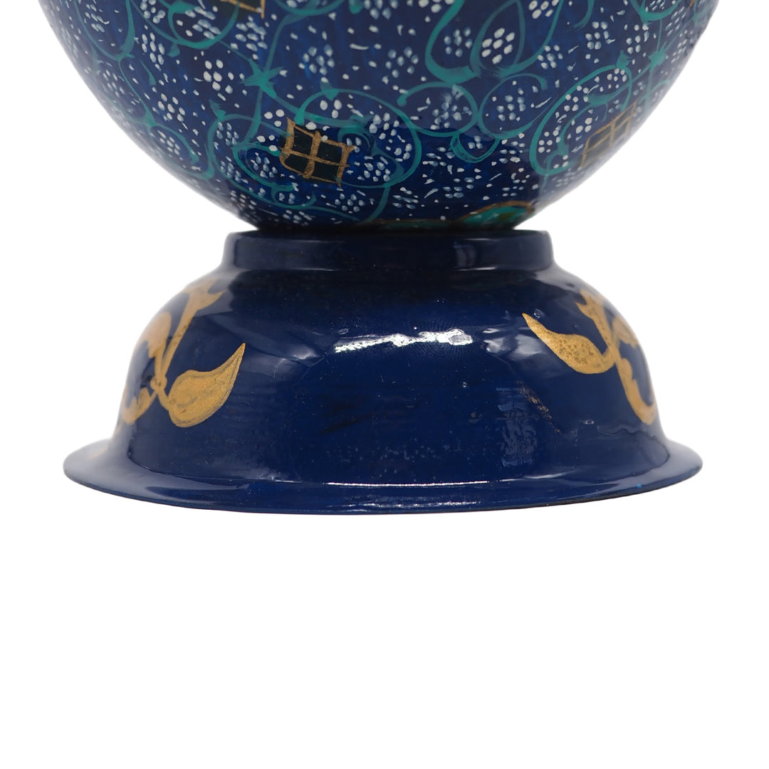 Hand-Embellished Natural Ostrich Egg Ornament – WAAH168