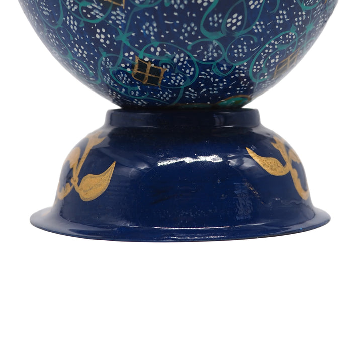 Hand-Embellished Natural Ostrich Egg Ornament – WAAH168