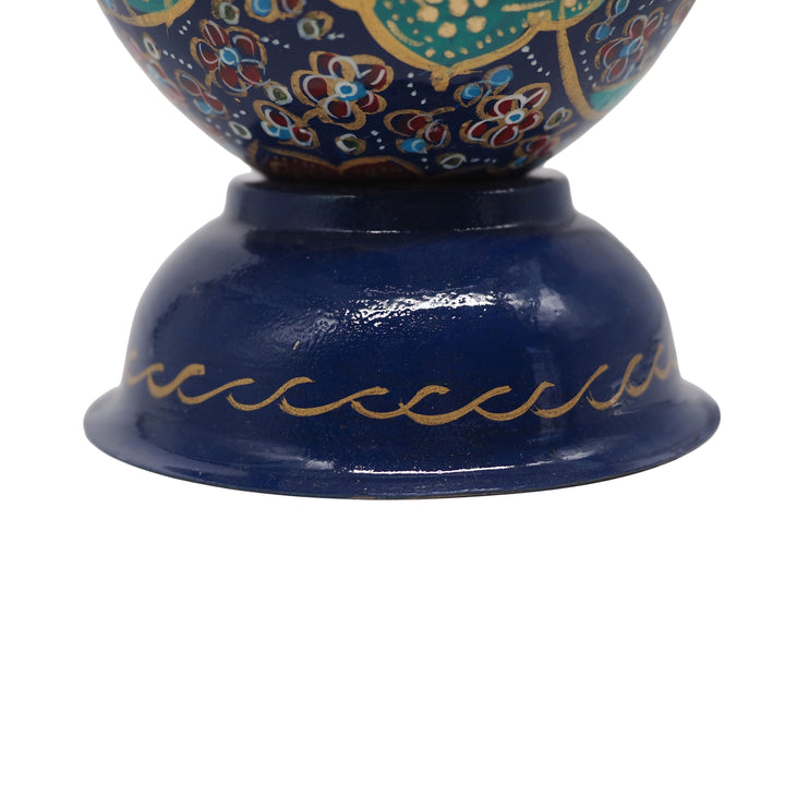 Hand-Embellished Natural Ostrich Egg Ornament – WAAH170