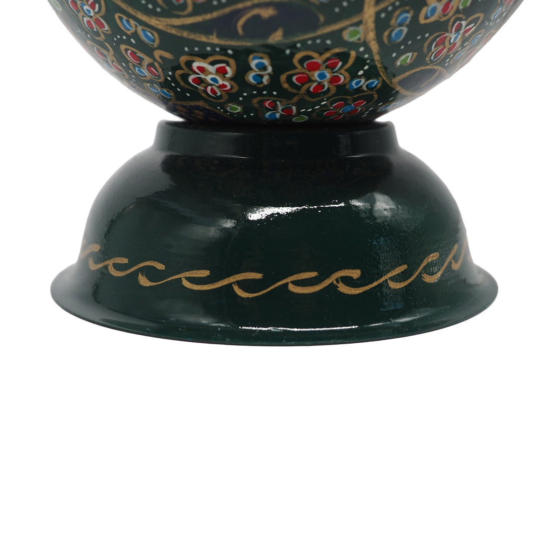 Hand-Embellished Natural Ostrich Egg Ornament – WAAH171