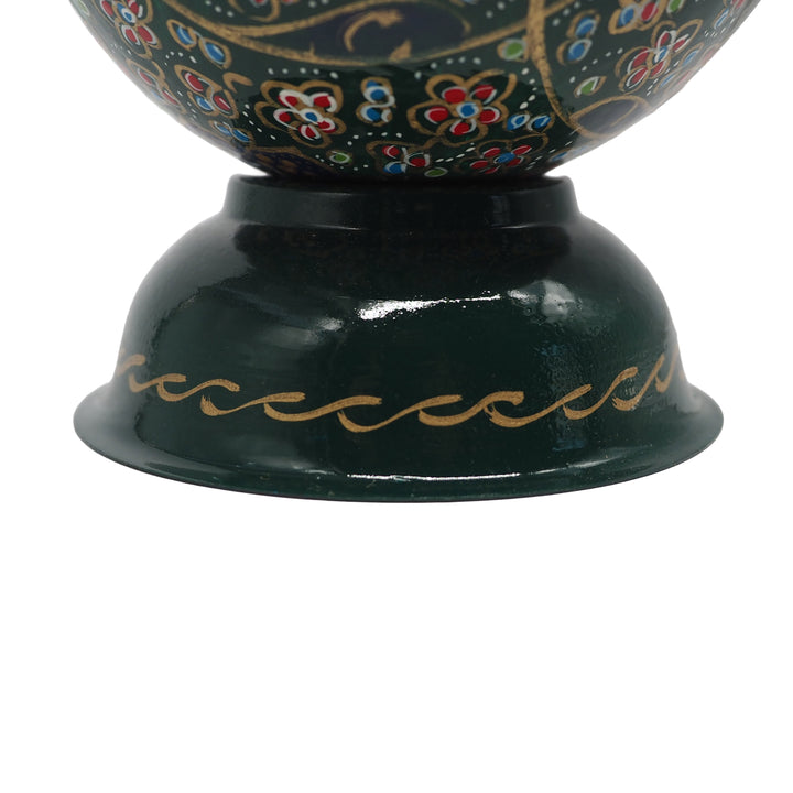 Hand-Embellished Natural Ostrich Egg Ornament – WAAH171