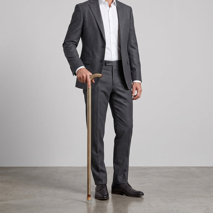 Handmade Hatem-Inlaid Wooden Walking Cane – WAAH177