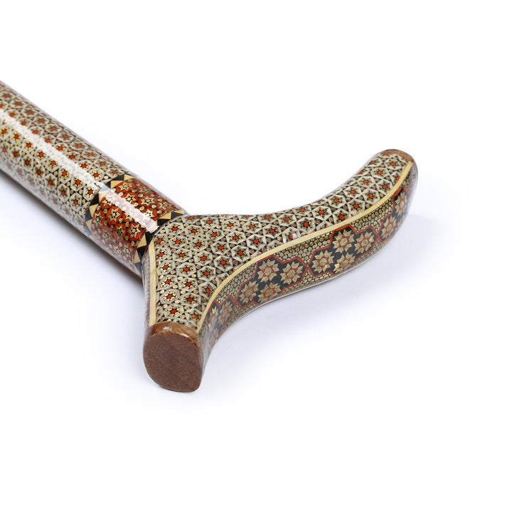 Handmade Hatem-Inlaid Wooden Walking Cane – WAAH177