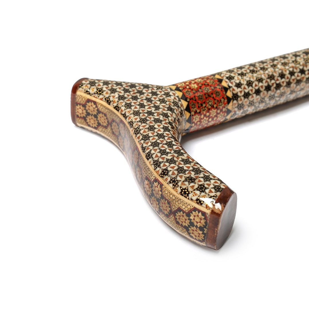 Handmade Hatem-Inlaid Wooden Walking Cane – WAAH179