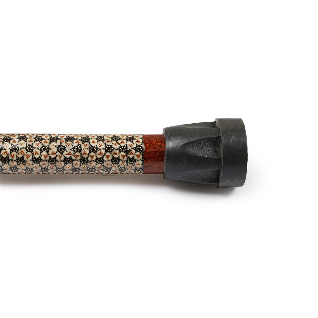 Handmade Hatem-Inlaid Wooden Walking Cane – WAAH179