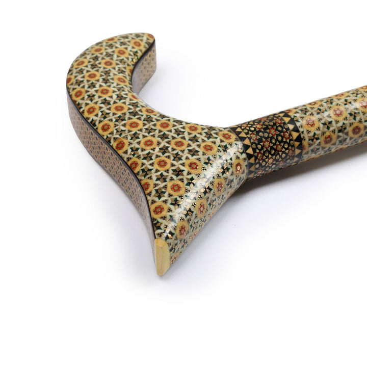 Handmade Hatem-Inlaid Wooden Walking Cane – WAAH182