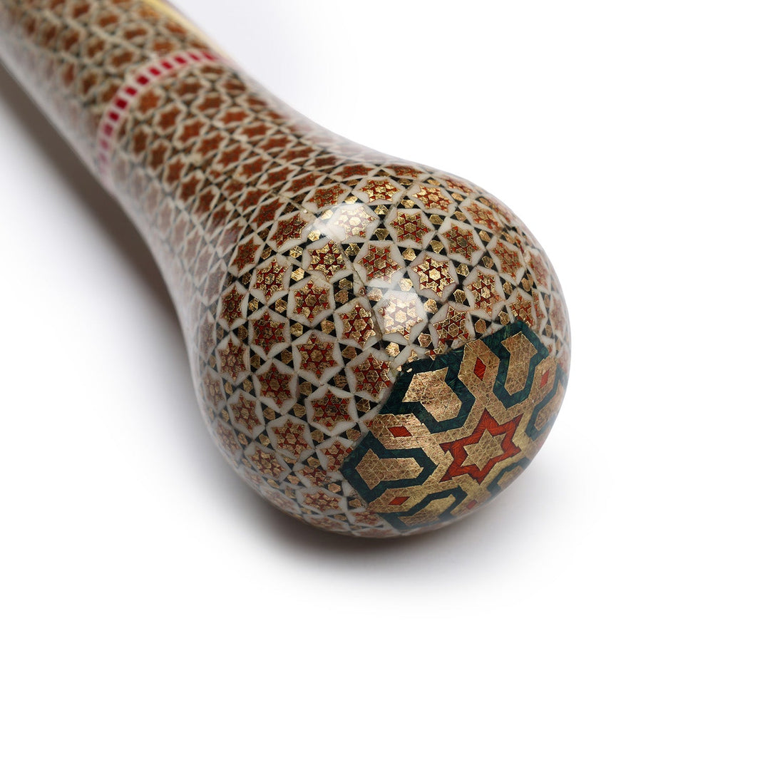 Handmade Hatem-Inlaid Wooden Walking Cane – WAAH184