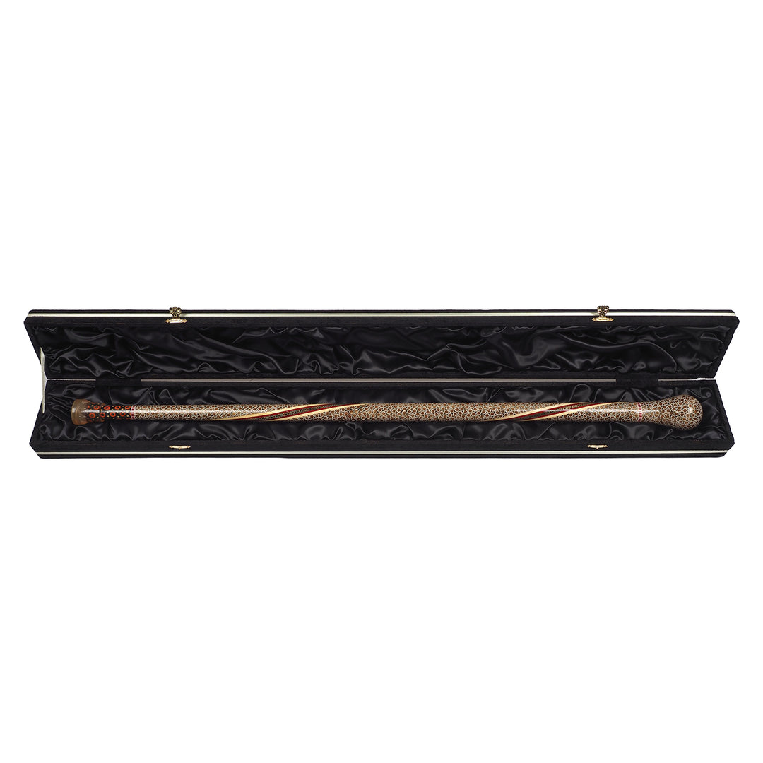 Handmade Hatem-Inlaid Wooden Walking Cane – WAAH184