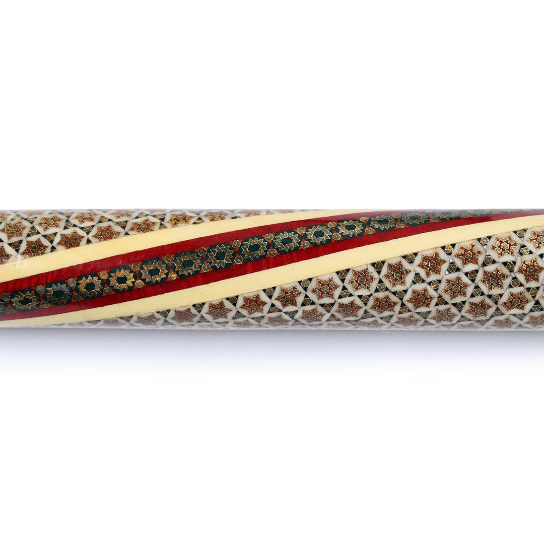 Handmade Hatem-Inlaid Wooden Walking Cane – WAAH186