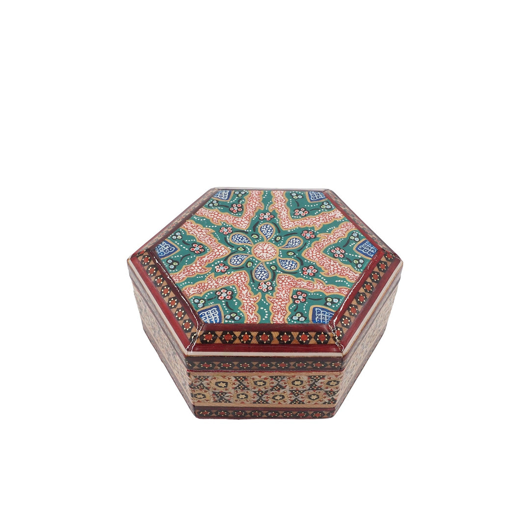 Handcrafted Hatem Inlaid Wooden Decorative Box - WAAH299