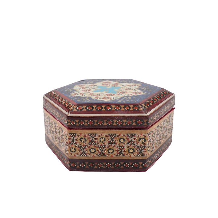 Handcrafted Hatem Inlaid Wooden Decorative Box - WAAH308