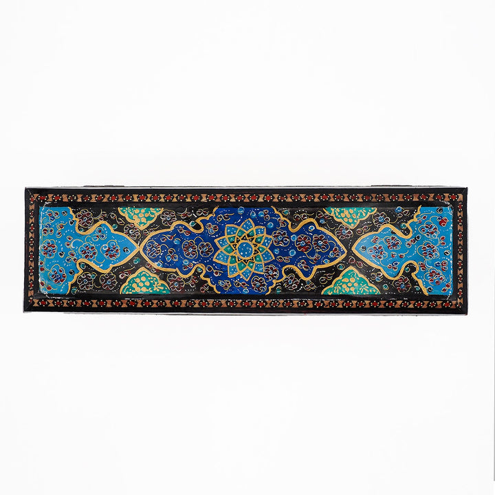 Traditional Motif | Handcrafted Hatem-Inlaid Wooden Box - WAAH399
