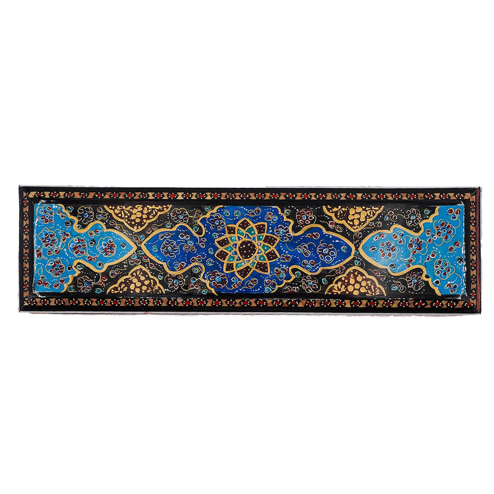Traditional Motif | Handcrafted Hatem-Inlaid Wooden Box - WAAH401