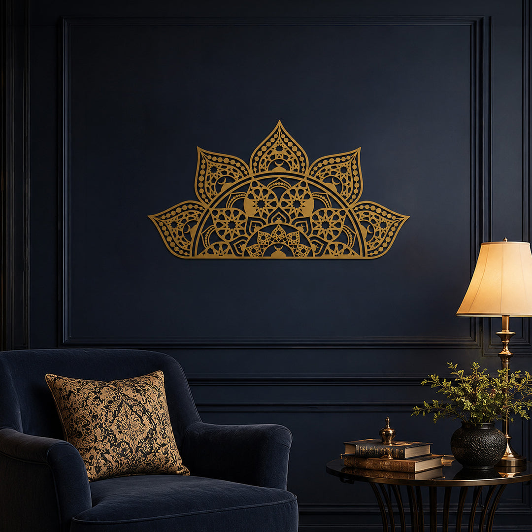 Islamic Mandala Metal Wall Art - WAM163
