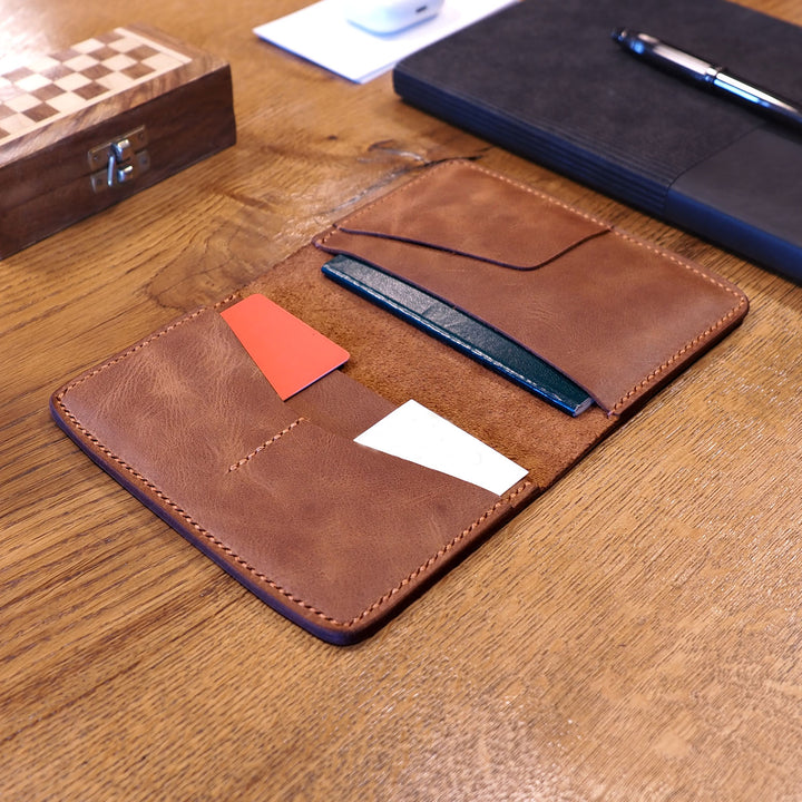 Leather Passport Wallet - WAD004