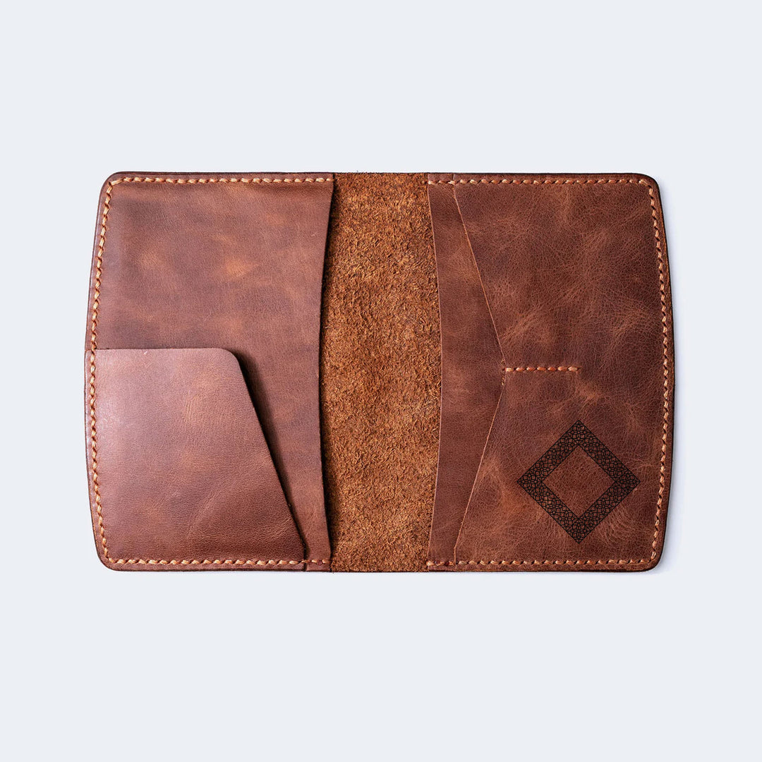 Leather Passport Wallet - WAD004
