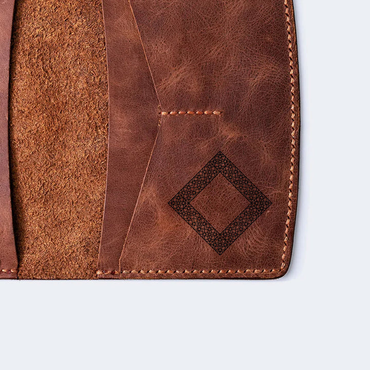 Leather Passport Wallet - WAD004