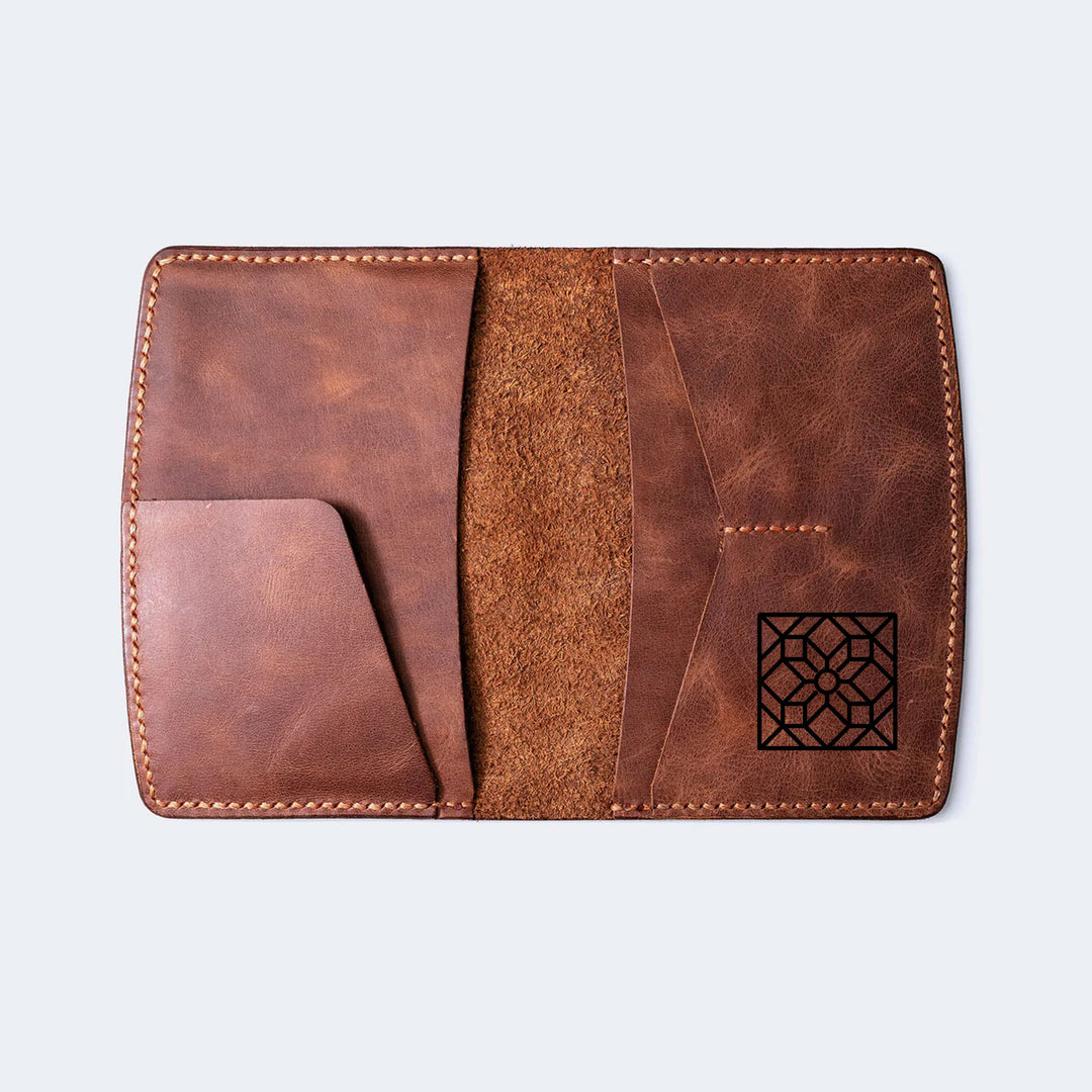 Leather Passport Wallet - WAD004