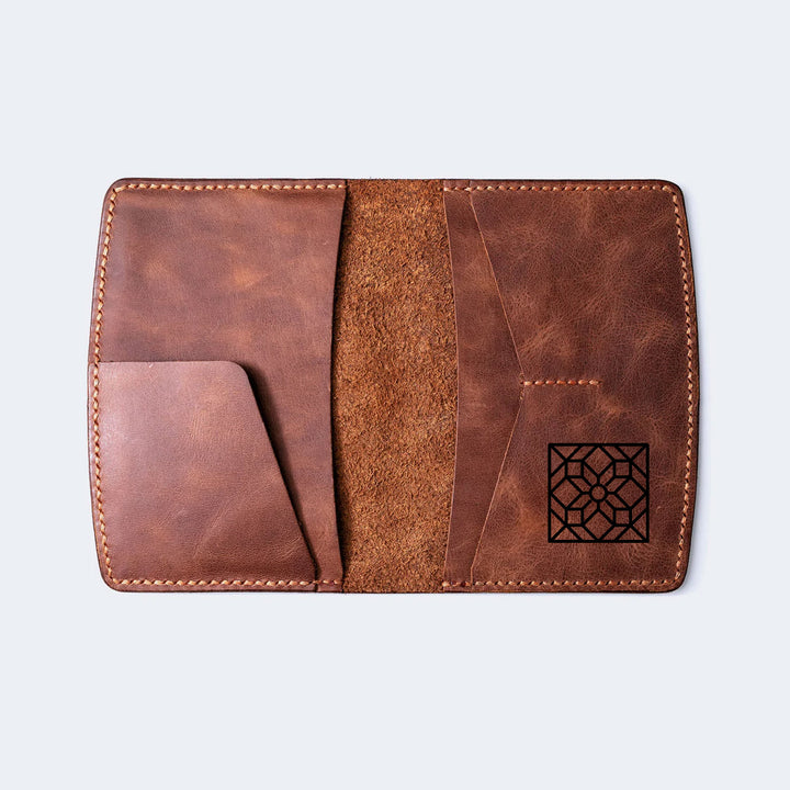 Leather Passport Wallet - WAD004