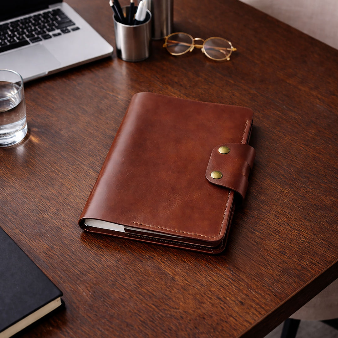 A5 Notebook Organizer Leather Case - WAD005