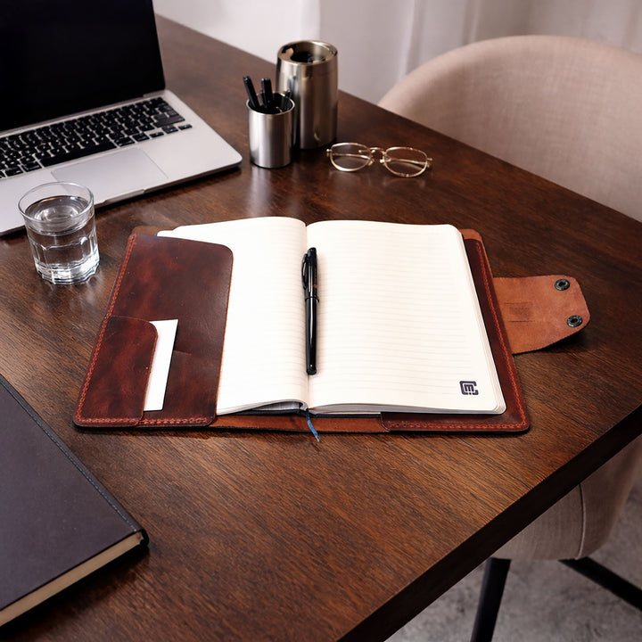 A5 Notebook Organizer Leather Case - WAD005