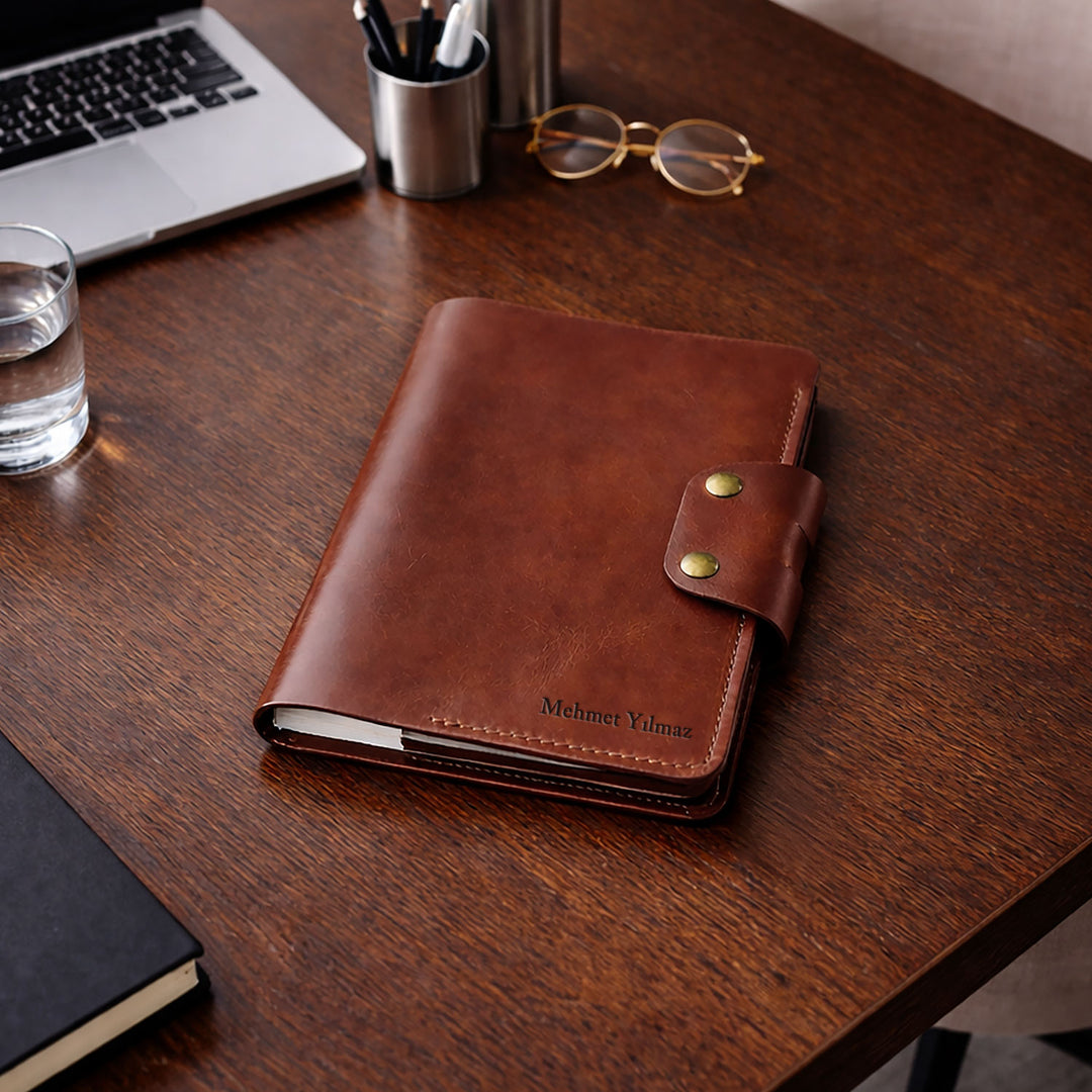 A5 Notebook Organizer Leather Case - WAD005