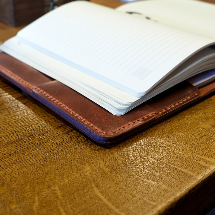 A5 Notebook Organizer Leather Case - WAD005
