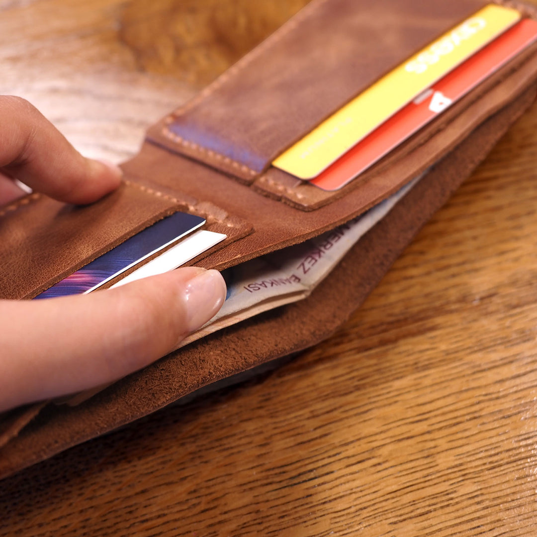 Classic Bifold Leather Wallet - WAD013